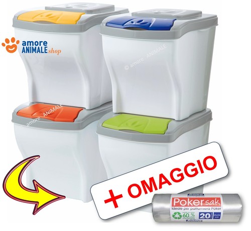 Bama pattumiera poker secchio - pattumiera,