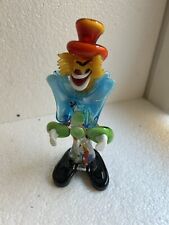 STATUINA CLOWN  60s VETRO