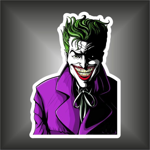 Adesivo joker batman - adesivo,