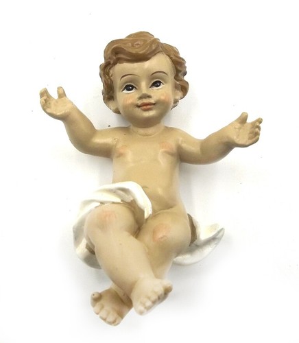 Gesù bambino resina - in,