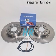 REAR BRAKE DISCS 300MM PAGID