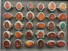 Lotto anelli argento, signette