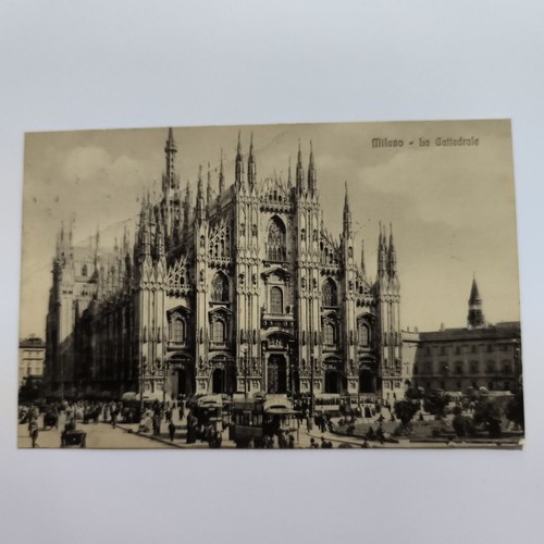 Milano cattedrale cartolina - la,