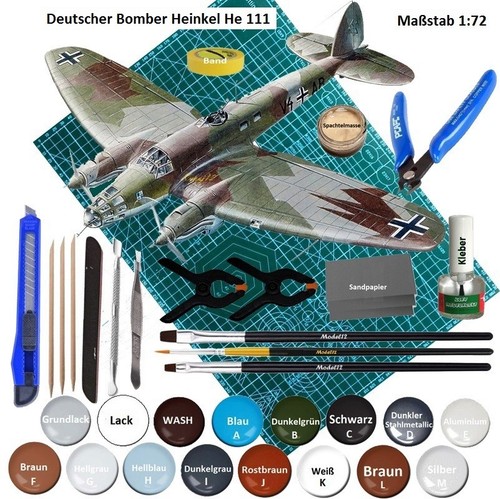 Bomber tedesco heinkel 111e - heinkel, he