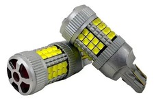 Kit 2 Lampade LED T20 7443 W21/5W Doppio Filamento Canbus 12V Bianco No Errore