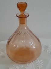 Decanter Colore Pesca In Vetro
