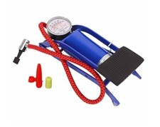 Pompa gonfiaggio a pedale con manometro