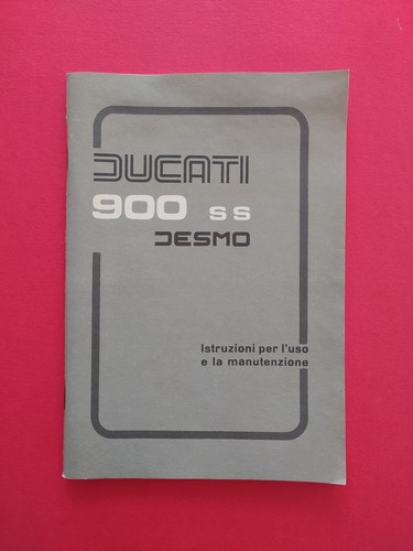 Ducati 900 desmo manuale - ss,