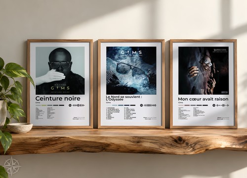 Gims poster pochette album - gims,