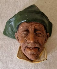 1961 BOSSONS CHALKWARE "SARDINIAN" WALL SCULPTURE