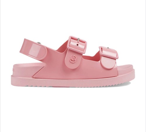 Gucci rosa gomma fibbia dbl