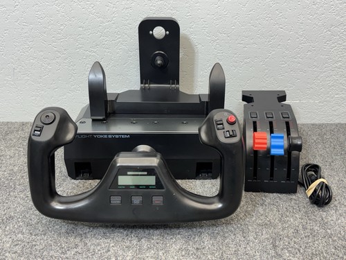 Logitech flight yoke system - yoke,