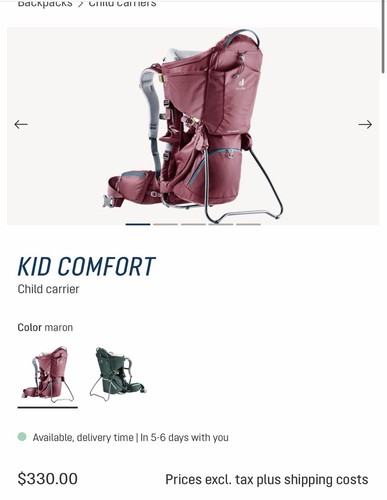 Deuter kid comfort child - deuter,
