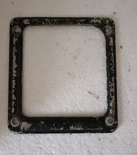 PORTATARGA cornice targa in alluminio per moto auto d'epoca Vespa Lambretta