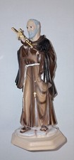 STATUA DI SAN PADRE PIO CM 21 IN RESINA  PRODUZIONE ARTIGIANALE ITALIANA 