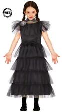 Costume mercoledì vestito da ballo bambina ragazza