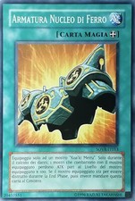 Carta YUGIOH-Armatura Nucleo di Ferro-SOVR-IT053-ITA-Good-Common
