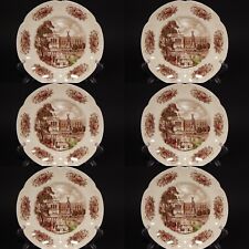 ANTICO SERVIZIO TAVOLA 6 PIATTI PORCELLANA JOHNSON BROS ROYAL HOMES OF BRITAIN