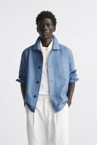 Giacca zara lino cotone - giacca,