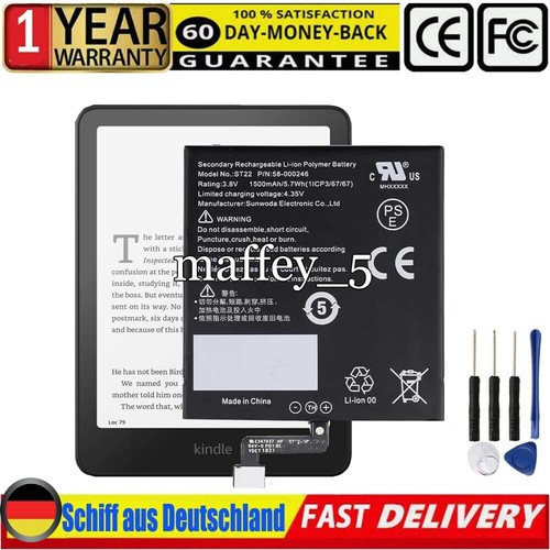 Batteria per amazon kindle - batteria,
