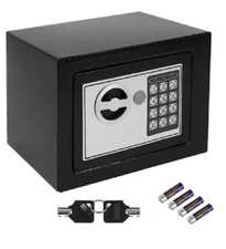 Cassaforte a Muro Elettronica con Combinazione da Incasso Armadio Mobile Chiavi