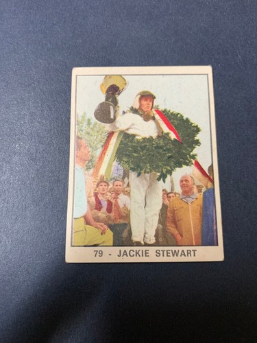 Jackie stewart rookie sticker - jackie,