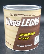 Impregnante per legno ad acqua, Essenza PALISSANDRO, (TECNORIVEST IDROL) Lt.0,75
