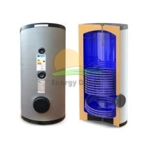 Cmg 130.bi.150ne - bollitore acs vetrificato 150 l con doppio serpentino, anodo 