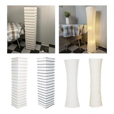 Coprilampada Da Terra in Carta di Riso, Fatto a Mano Professionale Facile Da