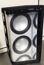 SUBWOOFER DOPPIA CASSA AUDIOTOP STEREO AUTO 2X160W 2X320W DOPPIO ALTOPARLANTI