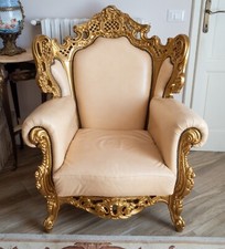 Poltrona stile barocco - poltrona,