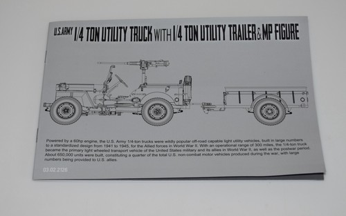 Takom ute trailer 2128 - &,