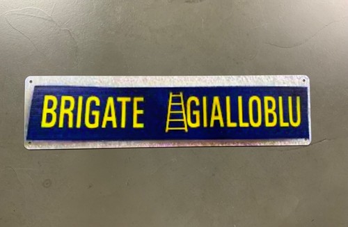 Targa metallo brigate - targa,