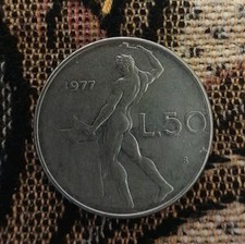 50 Lire Anno 1977 Repubblica