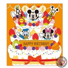 NUOVO biglietto di auguri Hallmark Disney festa compleanno Topolino e amici da