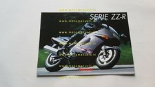 Kawasaki Serie ZZR 1100 600 250 1998 depliant originale moto italiano brochure