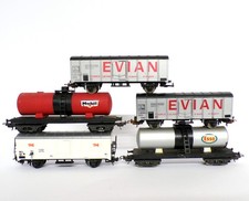 LIMA 5 pz CARRI CISTERNA - COPERTI SBB CFF FFS - SNCF