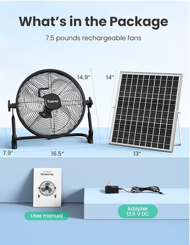 Ventilatore solare portatile - ventilatore,