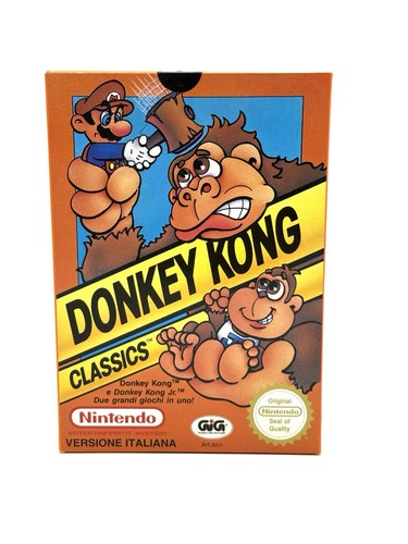 1989 nintendo nes pal donkey - nes,