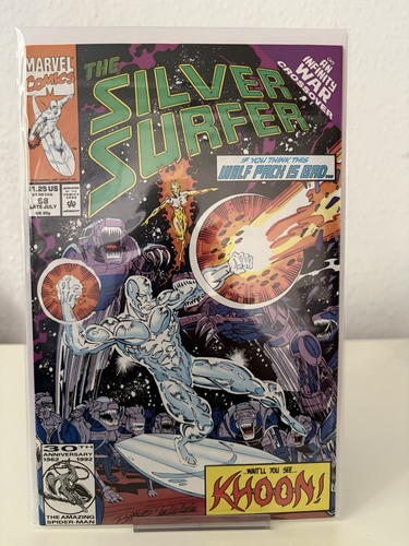 The silver surfer - silver, marvel