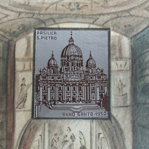 Cartolina tessitura arte - cartolina,