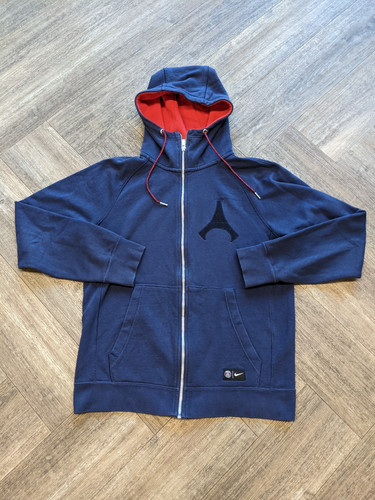Felpa con cappuccio nike navy - con,