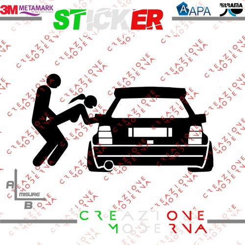 Adesivo sticker sesso omini - adesivo,