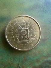 MONETA 50 cent CITTA' DEL VATICANO 2020 Simboli difettosi nello scudetto