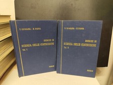 LIBRO ESERCIZI DI SCIENZA DELLE COSTRUZIONI 2 VOL. CAVALLINA D'ANNA  PATRON 1967