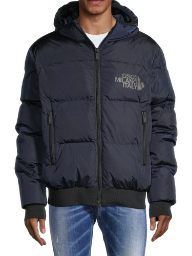 Dsquared2 channel quilt hooded - channel-quilt,