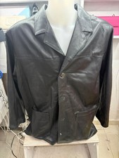 Giacca cappotto uomo in pelle