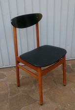 SEDIA ORIGINALE ANNI 60 DESIGN SCANDINAVO - STILE HANS WEGNER - ARNE VODDER