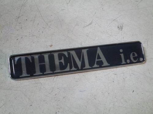Scritta posteriore lancia - scritta,