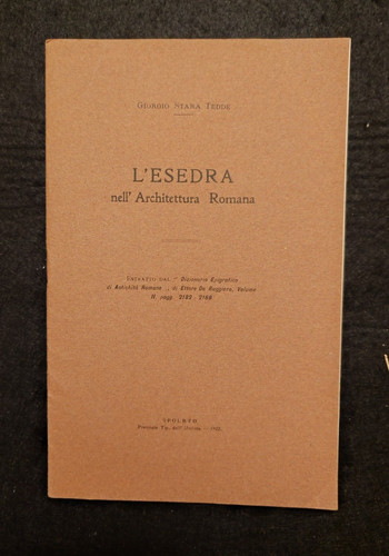 Esedra nell architettura - l'esedra, nell'architettura